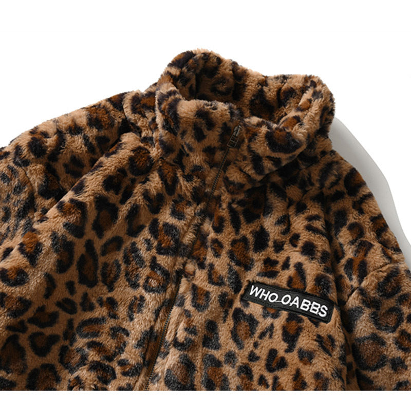 KIMM Leopard Fur Jacket