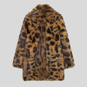 J Leopard Fur Jacket