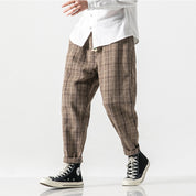 Plaid Casual Pants