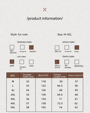 LON Warm Suede Fur Coat