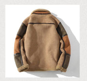 LON Warm Suede Fur Coat