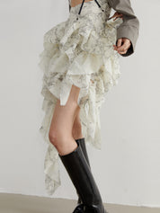 Rock Princess Layered White Dress