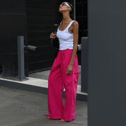 Pink Cargo Pants