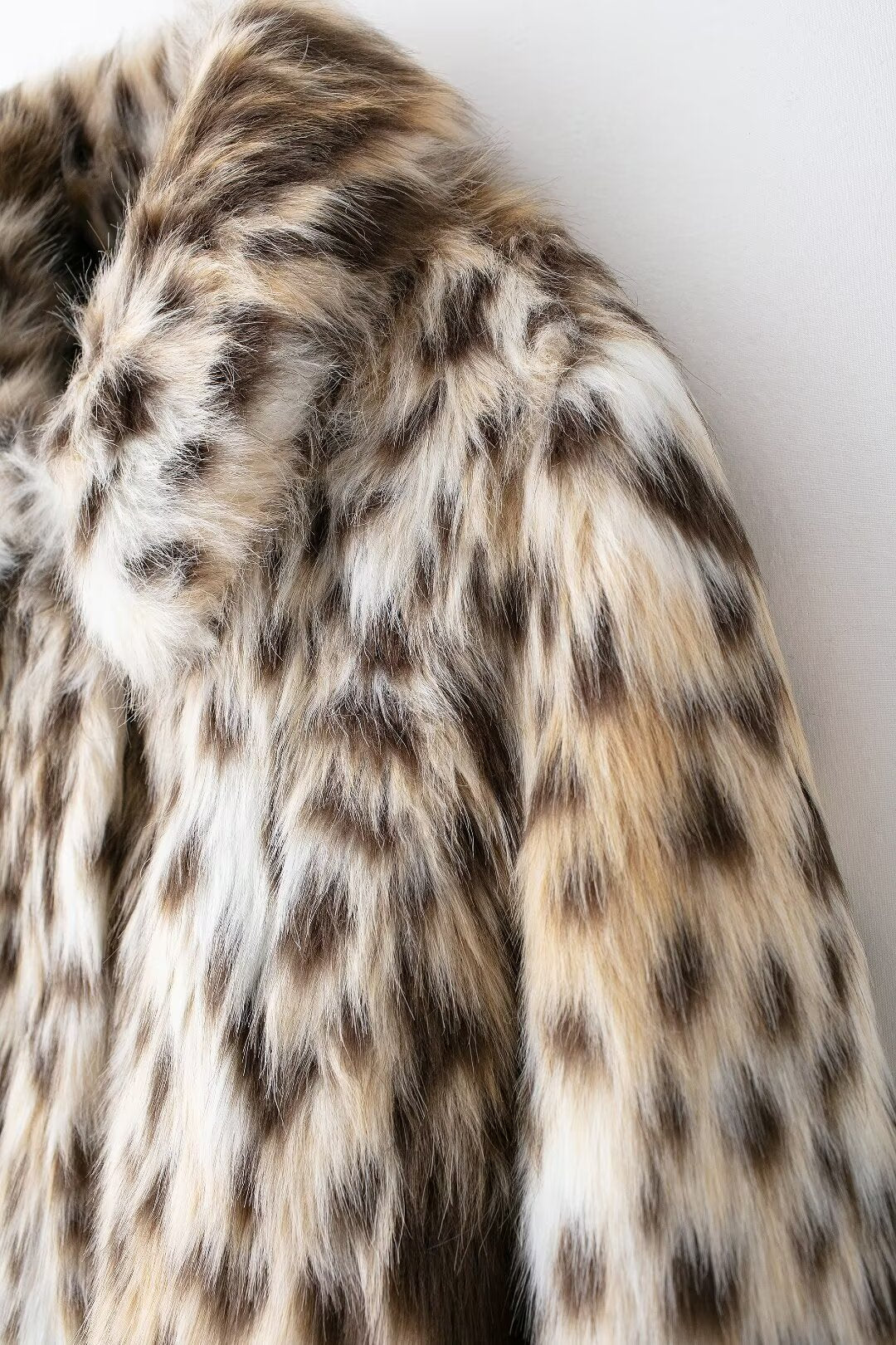 J Leopard Fur Coat