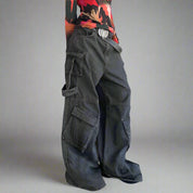 UO Wide Vintage Black Jeans