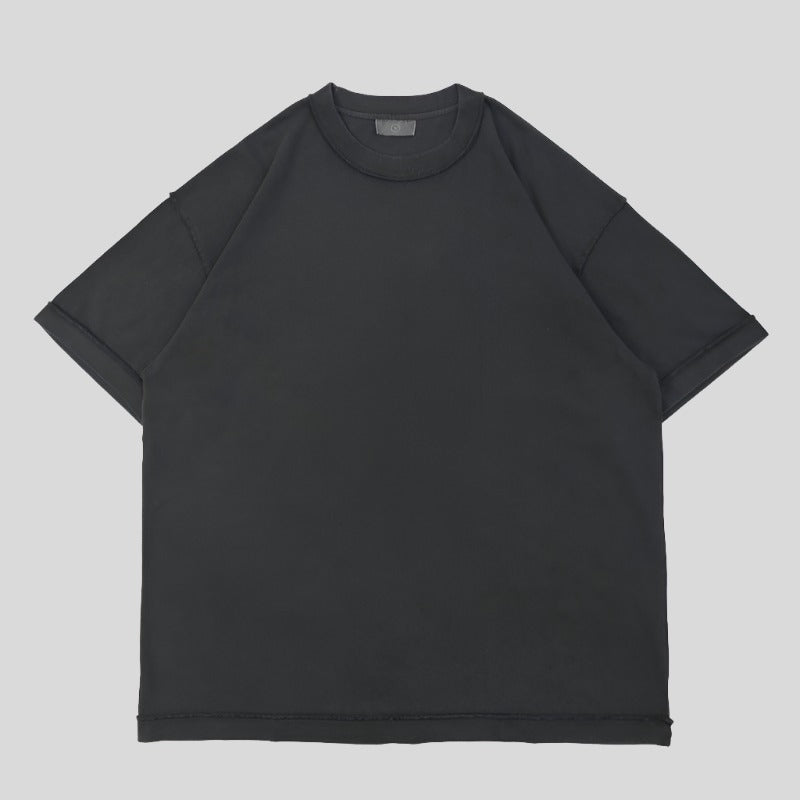 Long-Sleeve T-Shirt with Bold Stitch