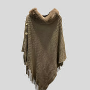 Le Fur-Collar Poncho