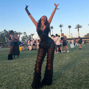 Women’s Tulle Fringe Pants