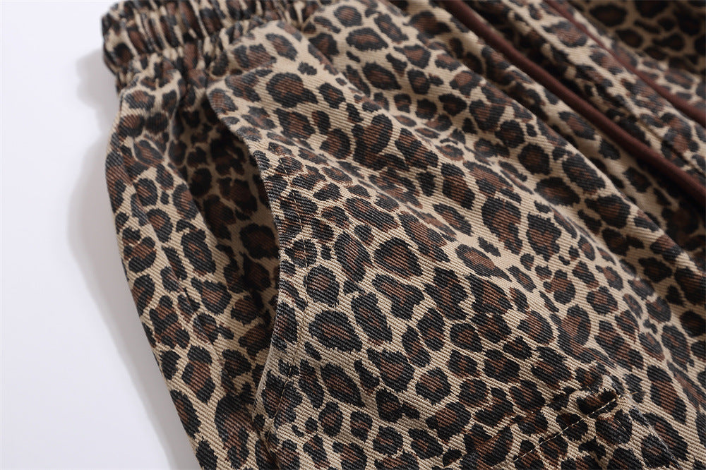 Leopard Shirt & Shorts Set