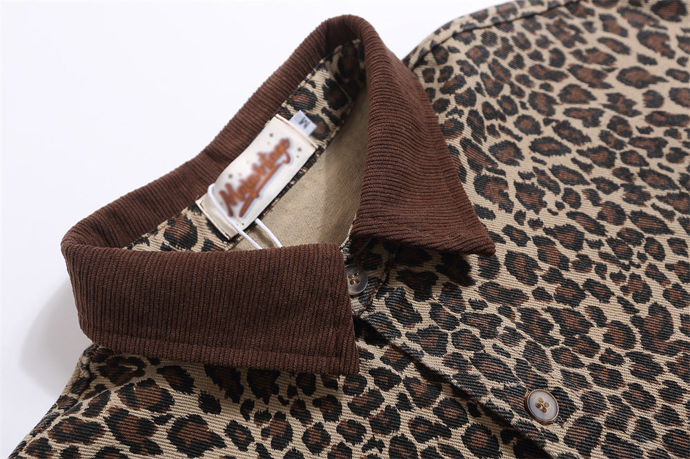 Leopard Shirt & Shorts Set