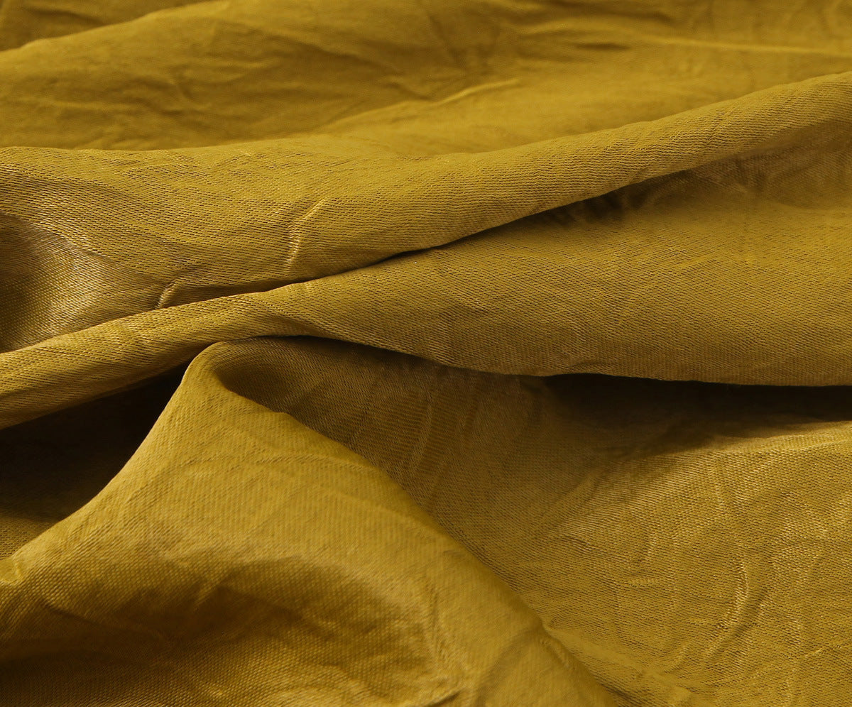 HOK Mustard Satin Dress