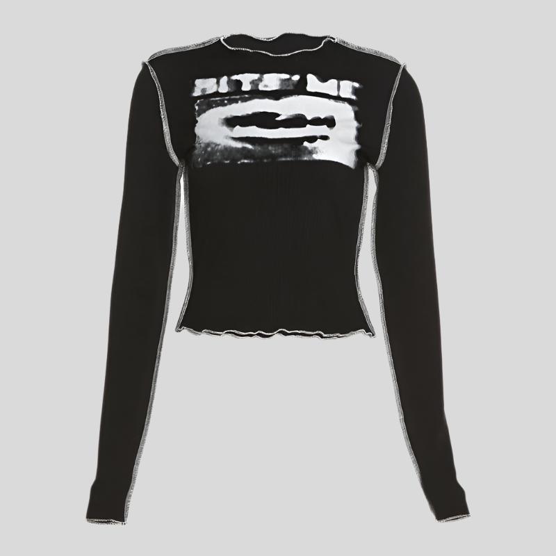 Hok Fitted Black Top