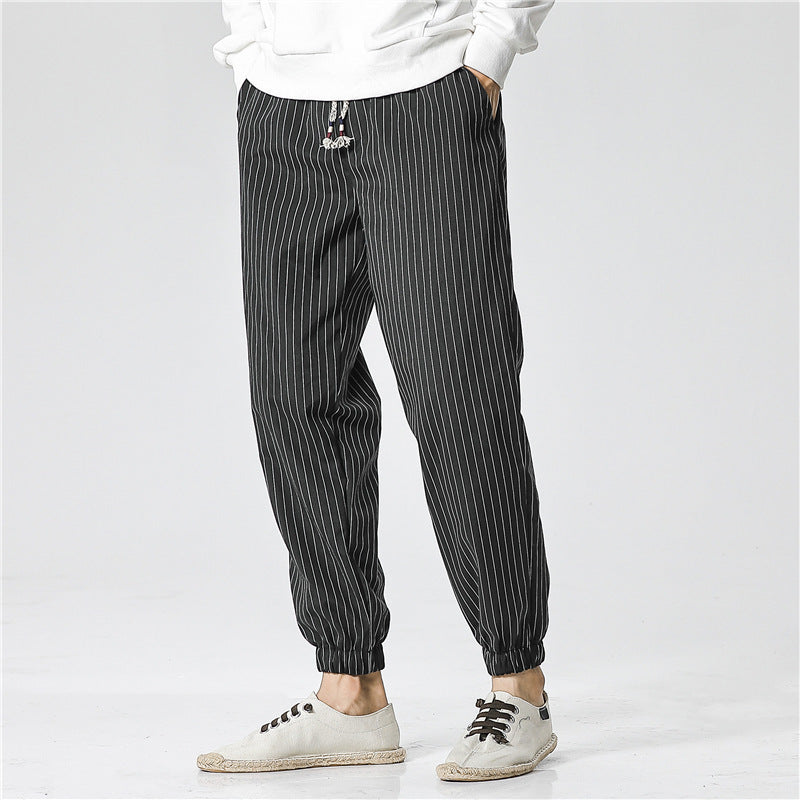 Loose Stripe Pants