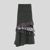 K Tiered Tartan Skirt