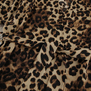 Leopard Print Shirt & Pants Suit