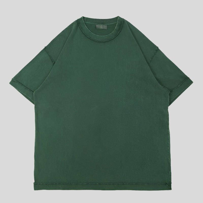 Long-Sleeve T-Shirt with Bold Stitch