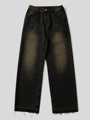 Men’s Distressed Retro Jeans
