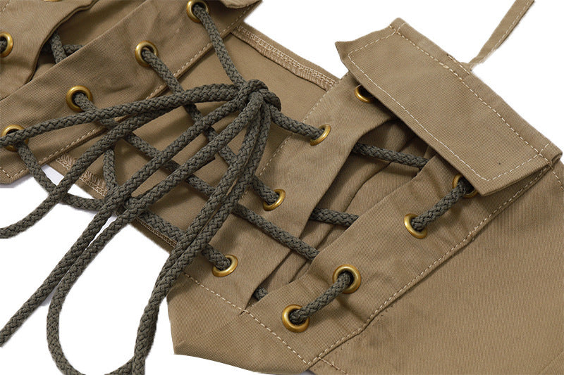 WO Rustic Tie Front Top