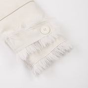 JENIFER White Fur Coat
