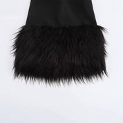 LIL Mini Fur Dress with Buckle