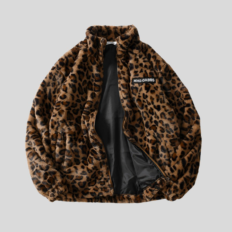 KIMM Leopard Fur Jacket