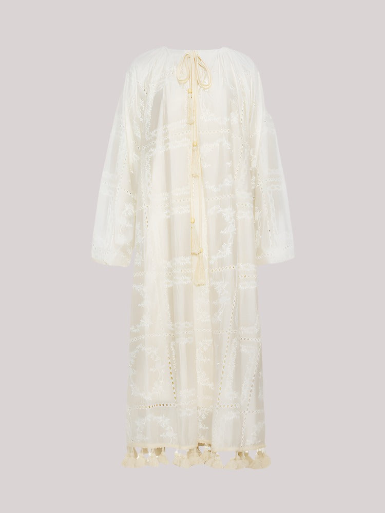 LEV White Rustic Dress