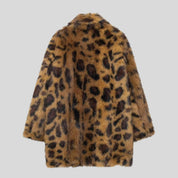 J Leopard Fur Jacket