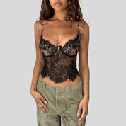 Jun Elegant Lace Tank