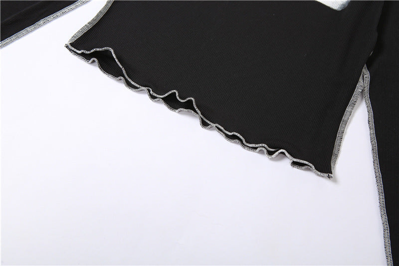 Hok Fitted Black Top