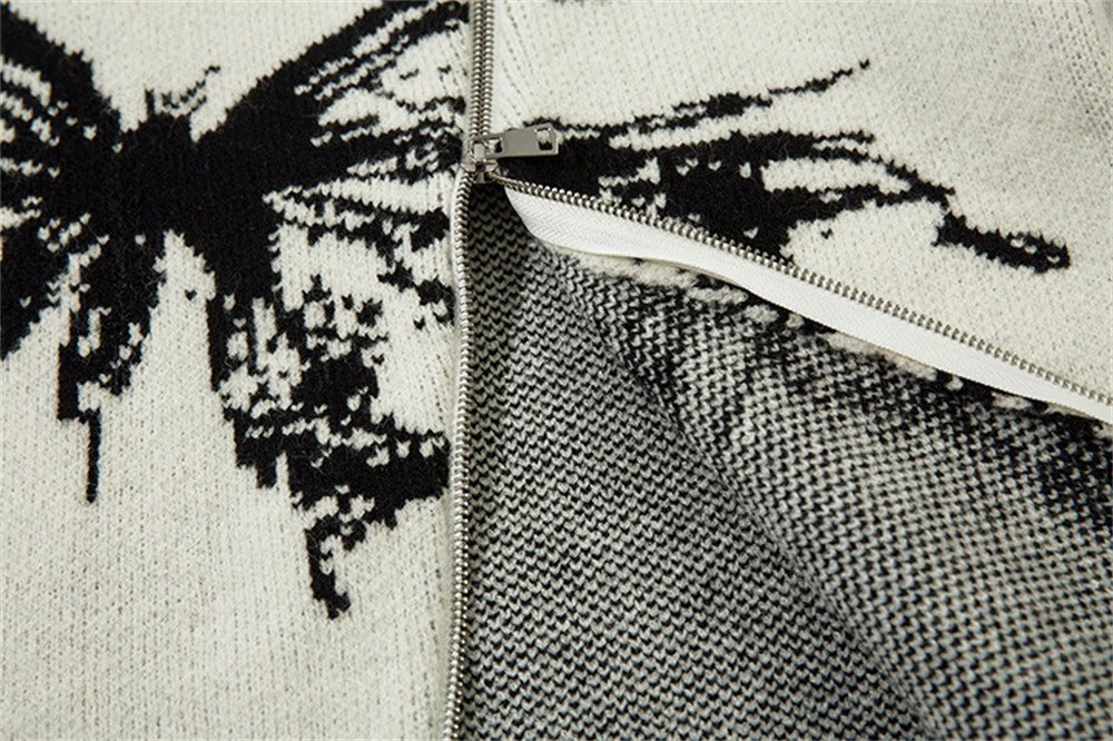 HOK Butterfly Zip Knit