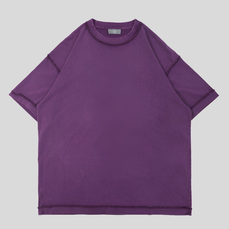 Long-Sleeve T-Shirt with Bold Stitch