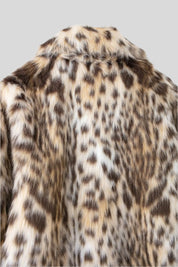 J Leopard Fur Coat