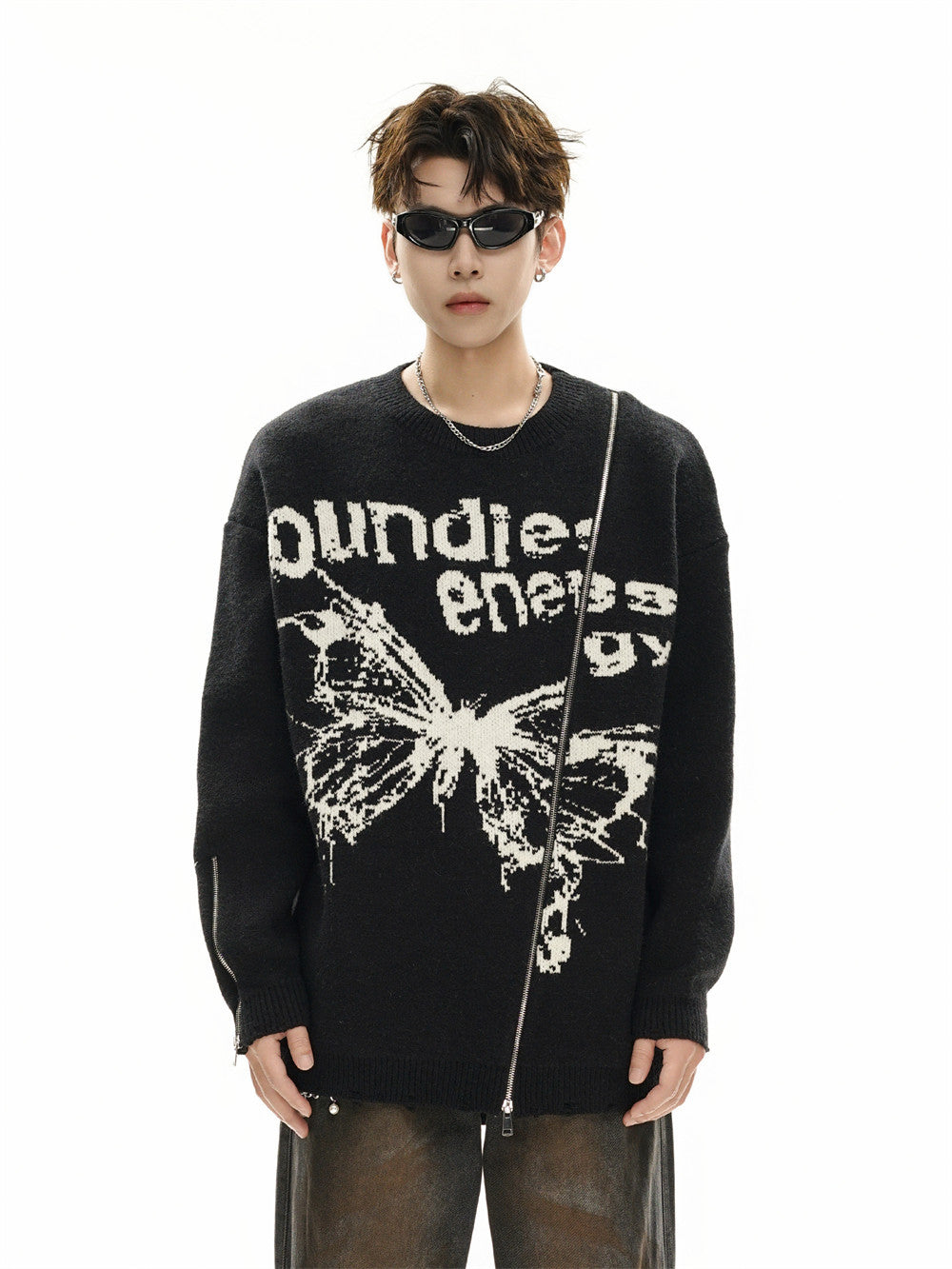 HOK Butterfly Zip Knit