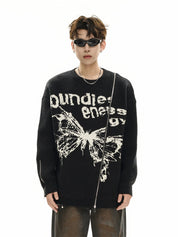 HOK Butterfly Zip Knit