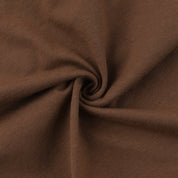 Shn Brown Asymmetric Mini Skirt