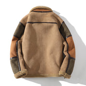 LON Warm Suede Fur Coat