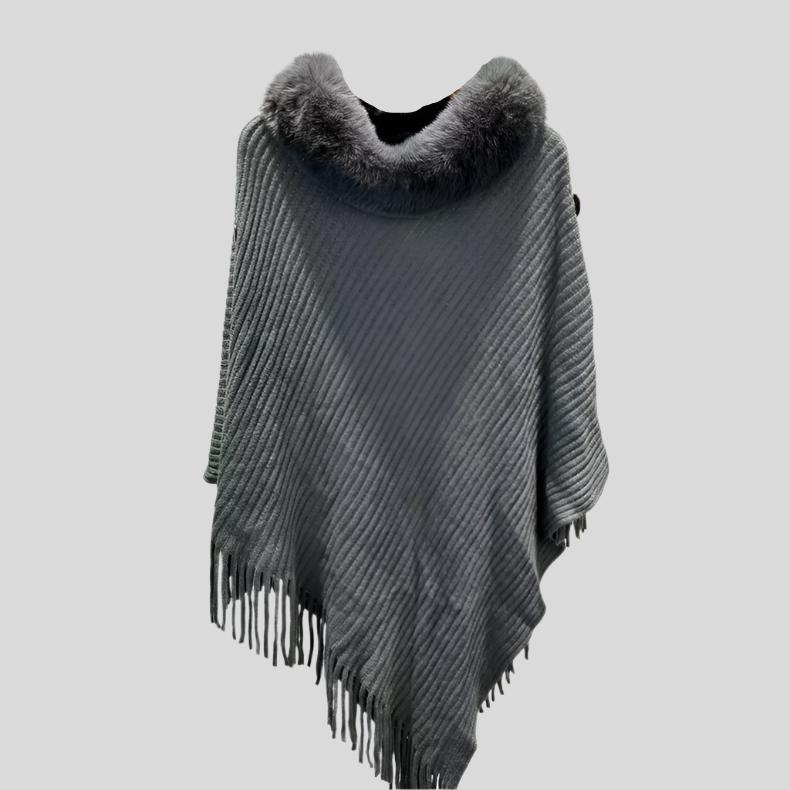 Le Fur-Collar Poncho