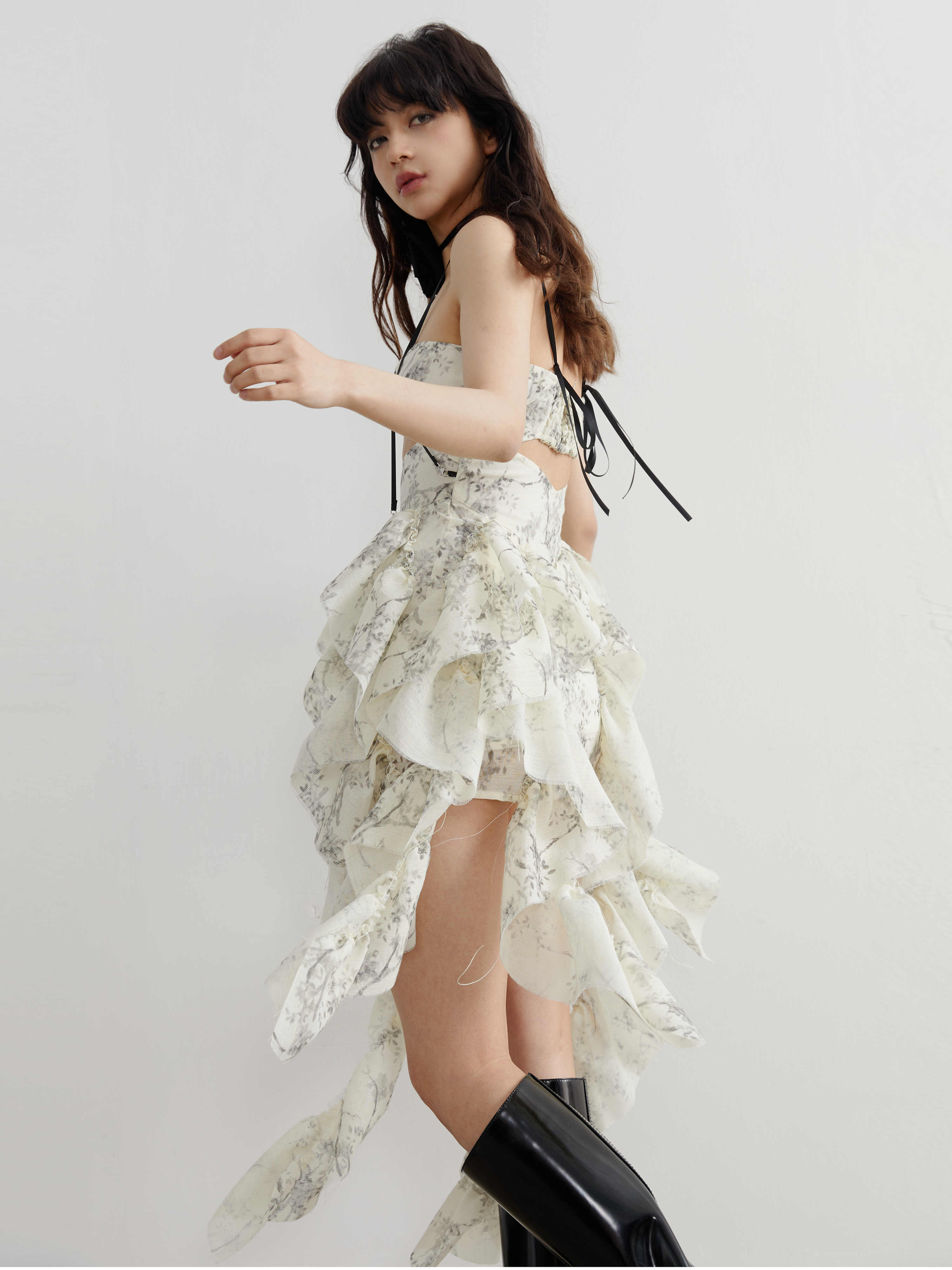 Rock Princess Layered White Dress