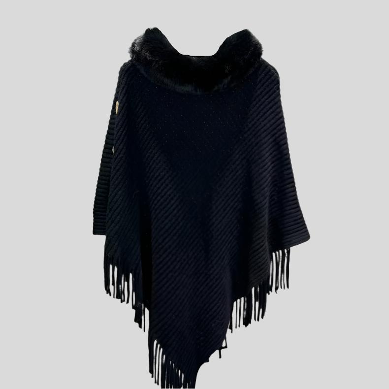 Le Fur-Collar Poncho