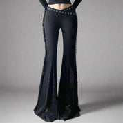 Mag Stud-Lace Flare Pants