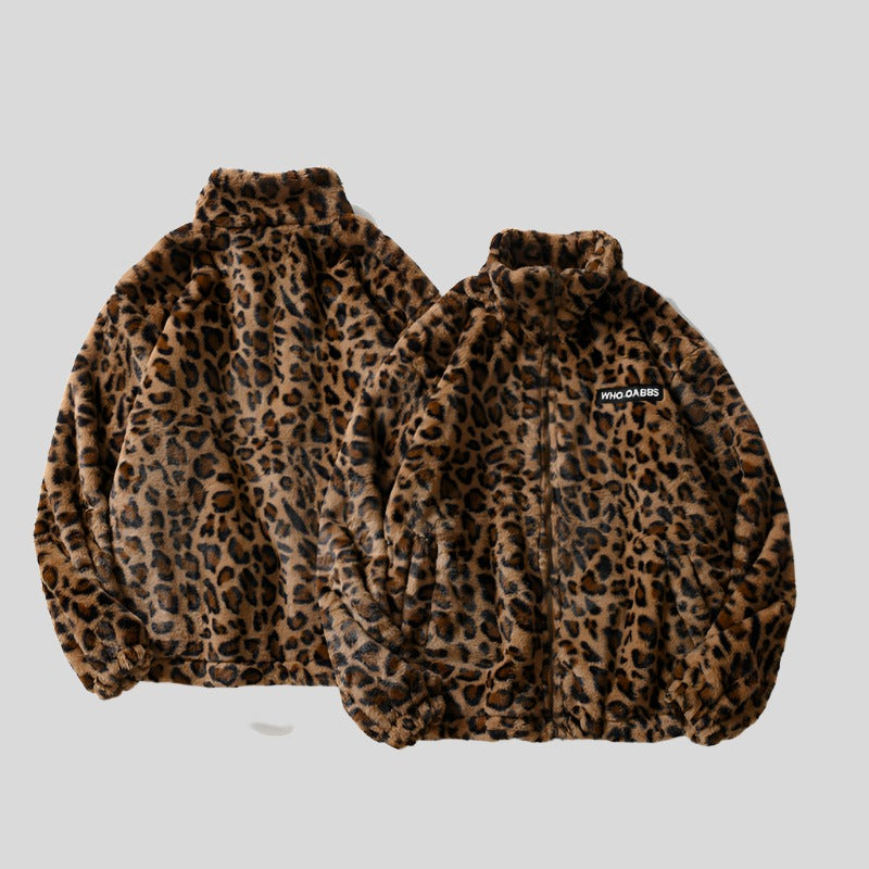 KIMM Leopard Fur Jacket