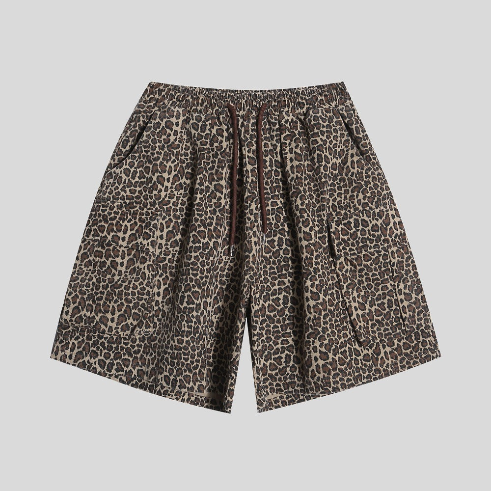 Leopard Shirt & Shorts Set