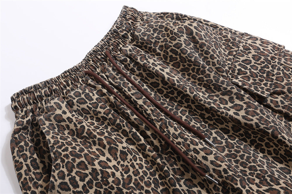 Leopard Shirt & Shorts Set