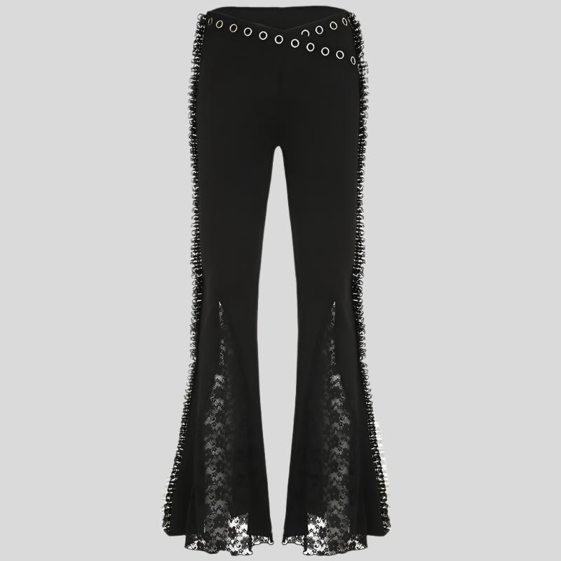 Mag Stud-Lace Flare Pants