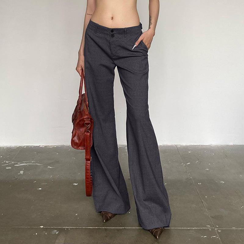 Low-Rise Casual Trousers