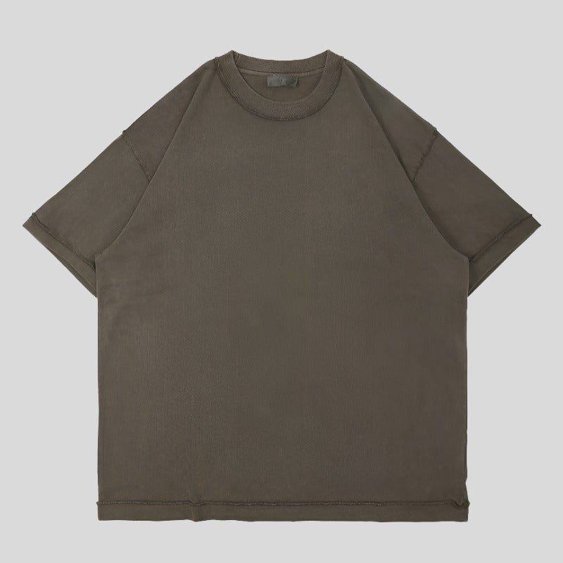Long-Sleeve T-Shirt with Bold Stitch