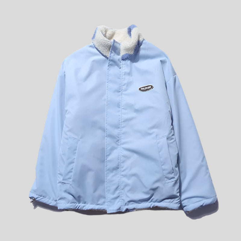 LOVE Multicolor Heart Fur Coat