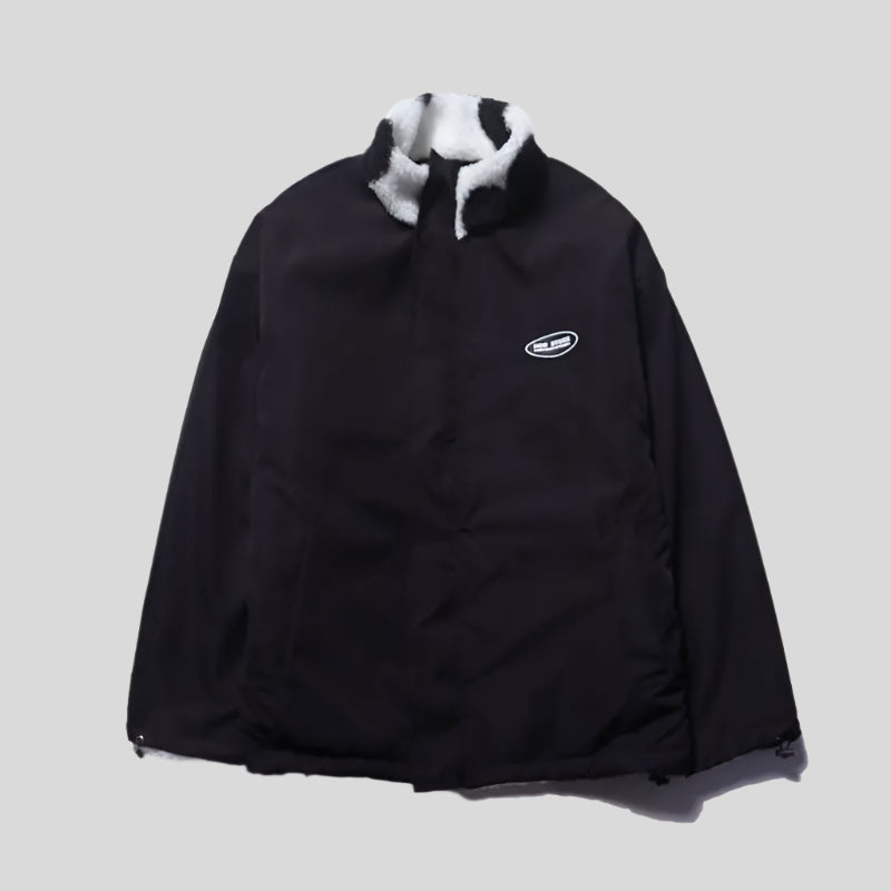 LOVE Multicolor Heart Fur Coat