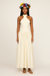 Liel- White maxi dress