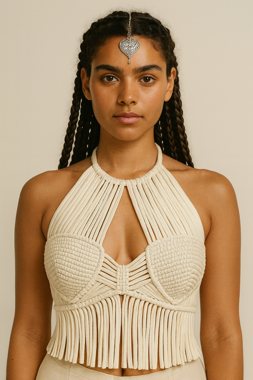 Shanti knitted top